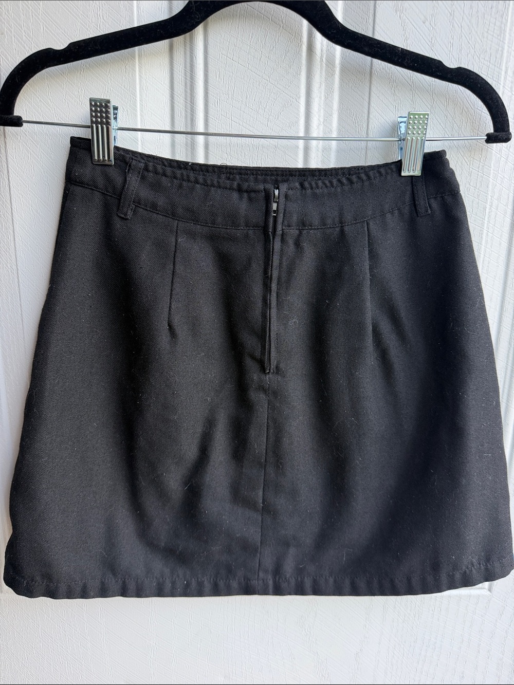 Black Y2K Lace Up Mini Skirt Goth Grunge Punk Skirt Size Small - Picture 6 of 8